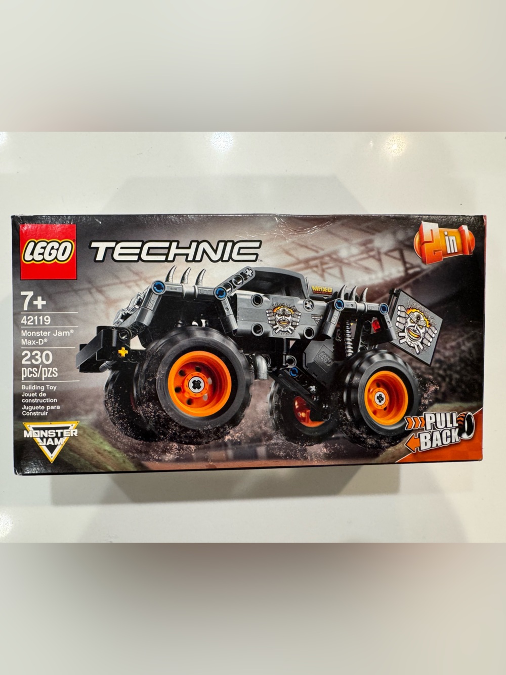 LEGO Technic Monster Jam Max-D Truck in Black and Orange Factory Sealed